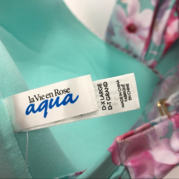 La Vie en Rose Bikini Top *NWT* Plus XL D-Cup - Picture 5 of 5